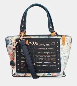 Hot Anekke Bolso Tote Azul Marino Nature Pachamama