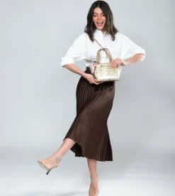 Discount Anekke Bolso Tote Dorado Nature Pachamama