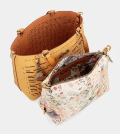 Online Anekke Bolso Tote Grande Ocre Nature Pachamama