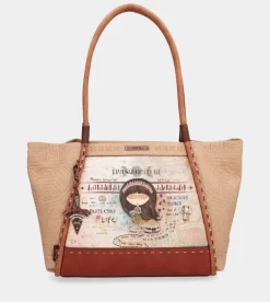 Fashion Anekke Bolso Tote Triangulo Menire