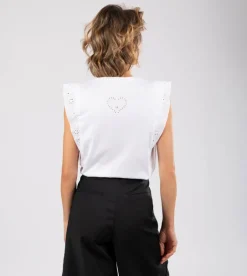 Shop Anekke Camiseta Sin Mangas Blanca