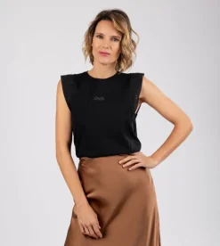 Hot Anekke Camiseta Sin Mangas Negra