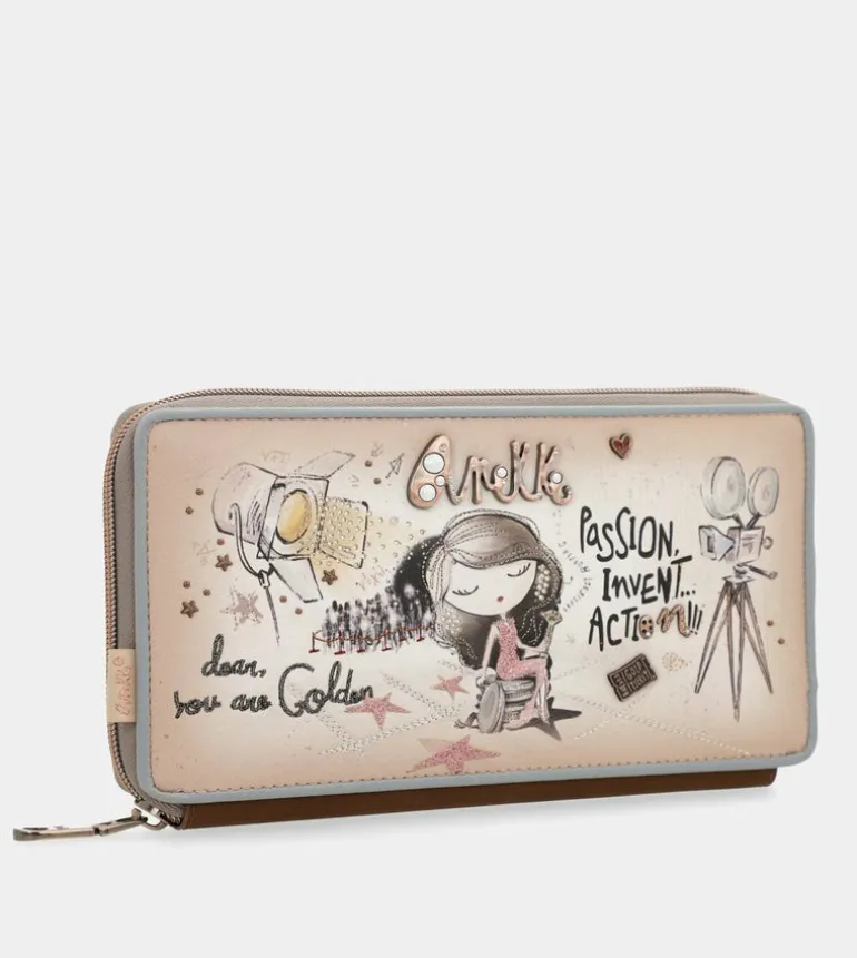 Online Anekke Cartera Para Pasaporte Rfid Hollywood