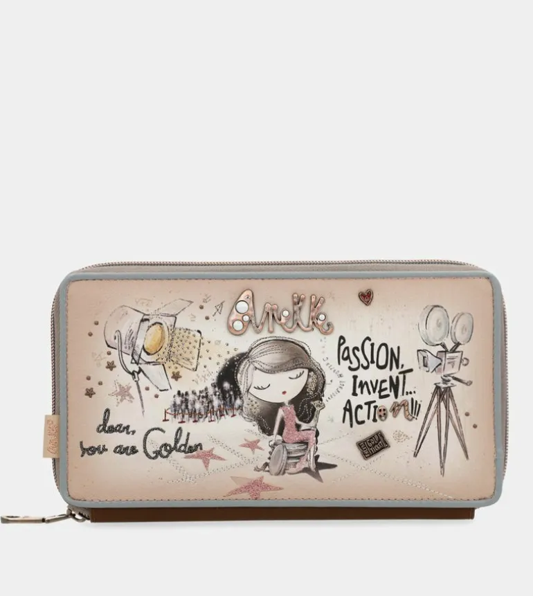 Online Anekke Cartera Para Pasaporte Rfid Hollywood