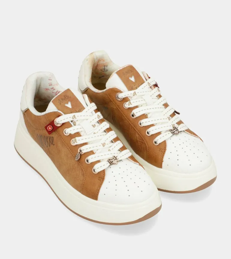 Cheap Anekke Deportivos Peace & Love Marron