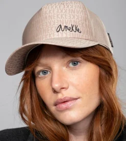 Hot Anekke Gorra Logo Beige Contemporary