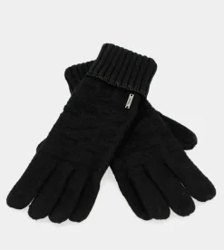 Outlet Anekke Guantes De Punto Negro