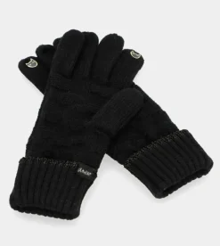 Outlet Anekke Guantes De Punto Negro