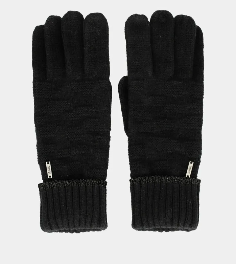Outlet Anekke Guantes De Punto Negro