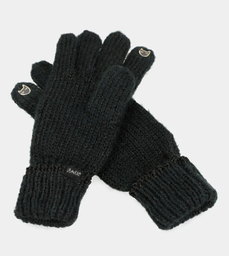 Cheap Anekke Guantes Logomania Negro
