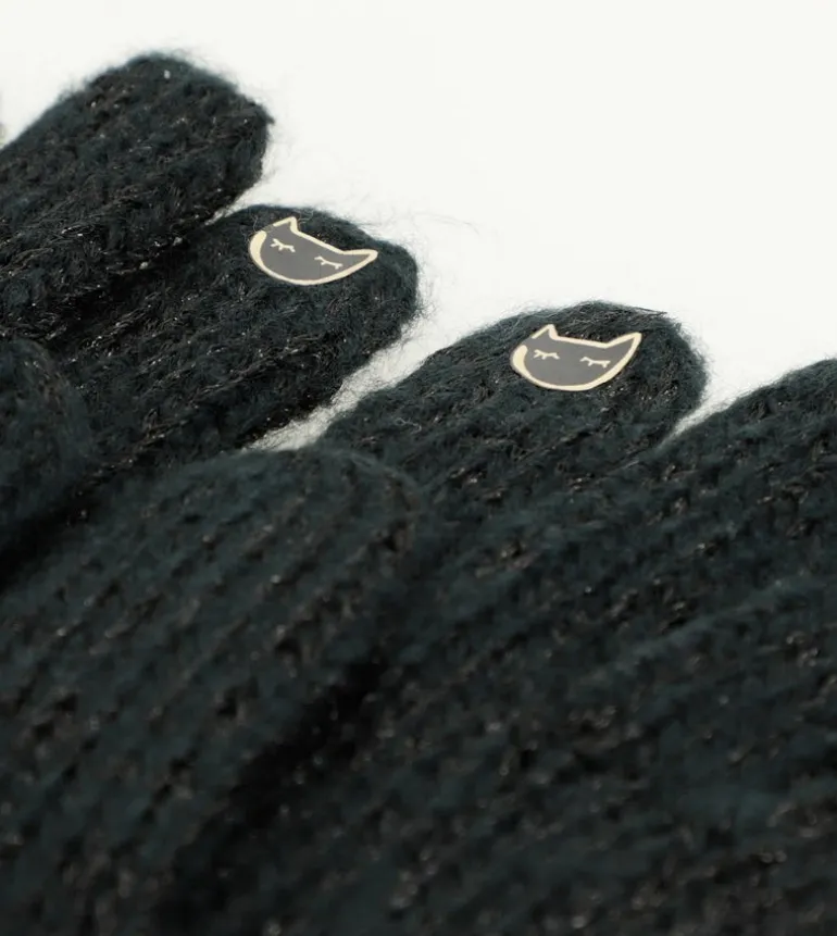 Cheap Anekke Guantes Logomania Negro