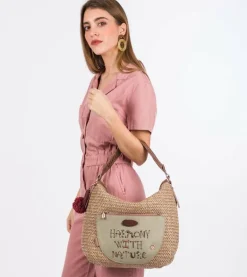 Hot Anekke Hobo Rafia Naturaleza