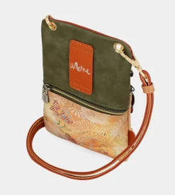 Cheap Anekke Mini Bandolera Peace & Love Camel