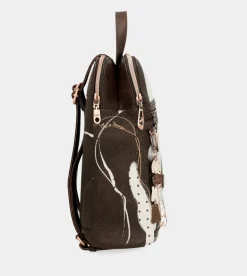 Cheap Anekke Mochila 2 Compartimentos Marron Nature Shodo