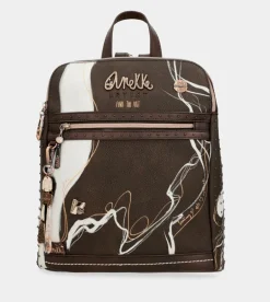 Cheap Anekke Mochila 2 Compartimentos Marron Nature Shodo
