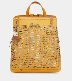 Cheap Anekke Mochila 3 Compartimentos Ocre Nature Pachamama