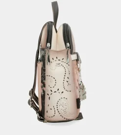 Flash Sale Anekke Mochila 2 Compartimentos Peace & Love Rosa