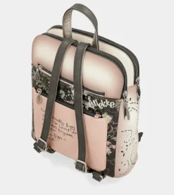 Flash Sale Anekke Mochila 2 Compartimentos Peace & Love Rosa