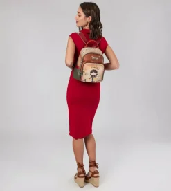 Shop Anekke Mochila Antirrobo Camel Peace & Love