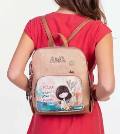 Outlet Anekke Mochila Con Bolsillo Frontal Mediterranean