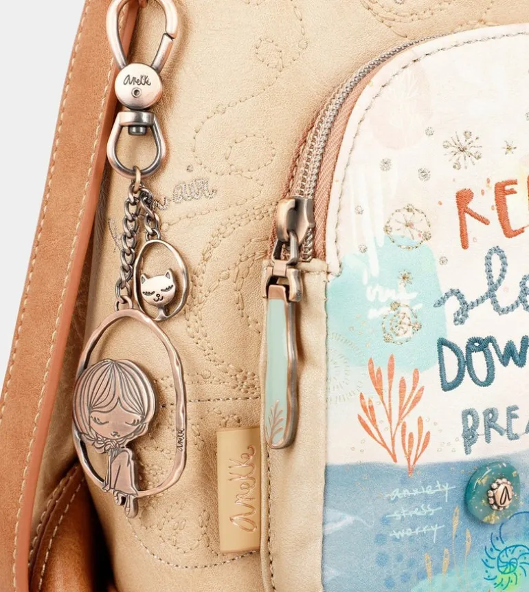 Outlet Anekke Mochila Con Bolsillo Frontal Mediterranean