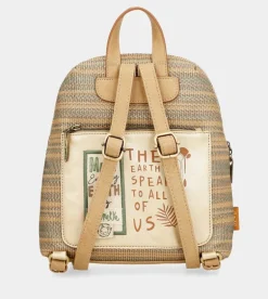 Best Sale Anekke Mochila Dorada Nature Pachamama