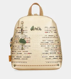 Best Sale Anekke Mochila Dorada Nature Pachamama