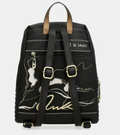 New Anekke Mochila Grande Negra Nature Shodo