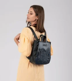 Discount Anekke Mochila Mediana Azul Marino Studio