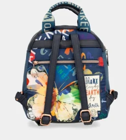 Clearance Anekke Mochila Mediana Azul Marino Nature Pachamama