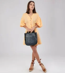 Discount Anekke Mochila Mediana Azul Marino Studio
