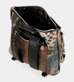 Shop Anekke Mochila Mediana Negra Shoen