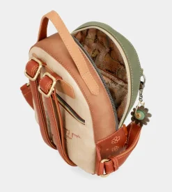 Sale Anekke Mochila Pequena Peace & Love Camel