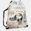 Fashion Anekke Mochila Saco Tela Hollywood