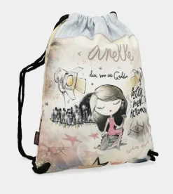 Fashion Anekke Mochila Saco Tela Hollywood