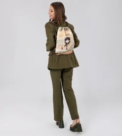 Best Sale Anekke Mochila Saco Tela Peace & Love