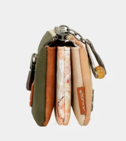 Hot Anekke Monedero 3 Compartimentos Peace & Love Camel