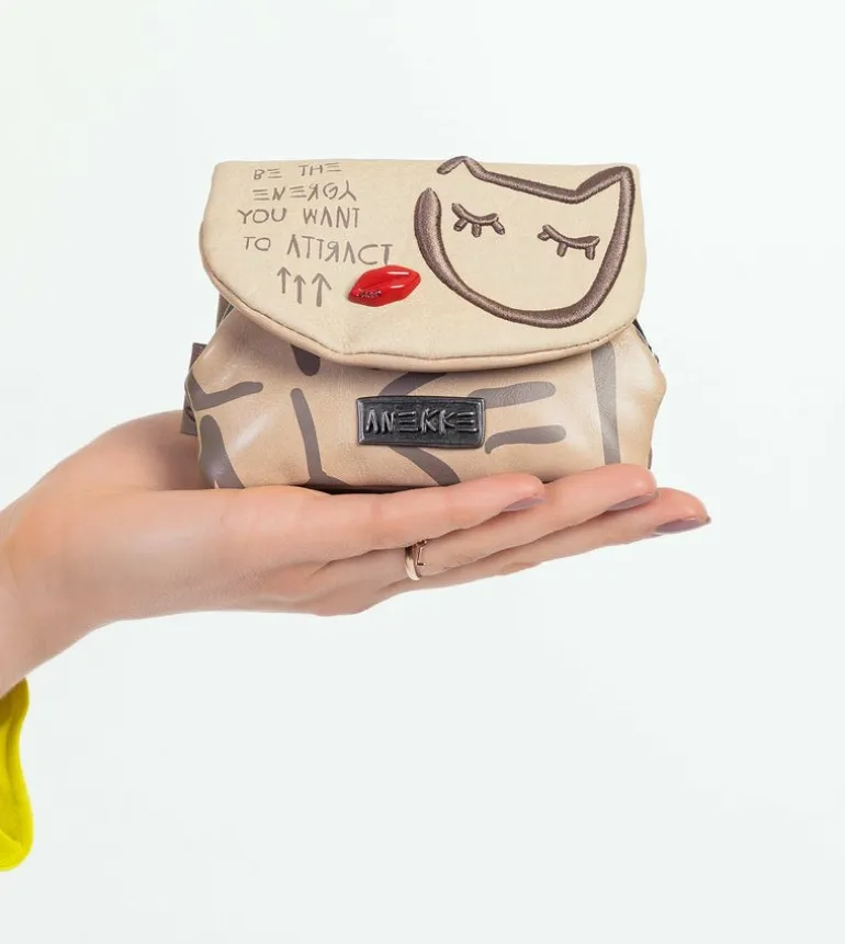 Cheap Anekke Monedero Beige Con Solapa Energy