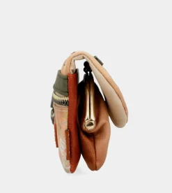 Store Anekke Monedero Con Solapa Peace & Love Camel