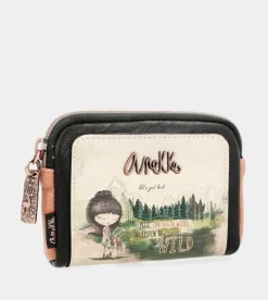 New Anekke Monedero Estampado The Forest