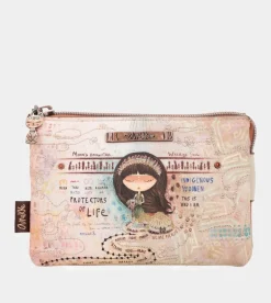 New Anekke Monedero Triple Compartimento Menire