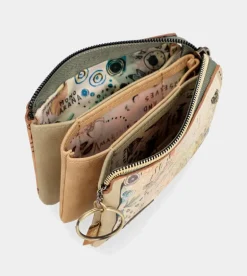 Cheap Anekke Monedero Triple Compartimento Butterfly