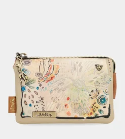 Cheap Anekke Monedero Triple Compartimento Butterfly