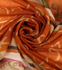 Outlet Anekke Panuelo Estampado Ocre Magic Souls