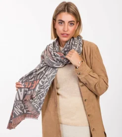 New Anekke Pashmina Logo Marron