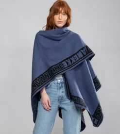 Outlet Anekke Poncho Azul Marino Shodo