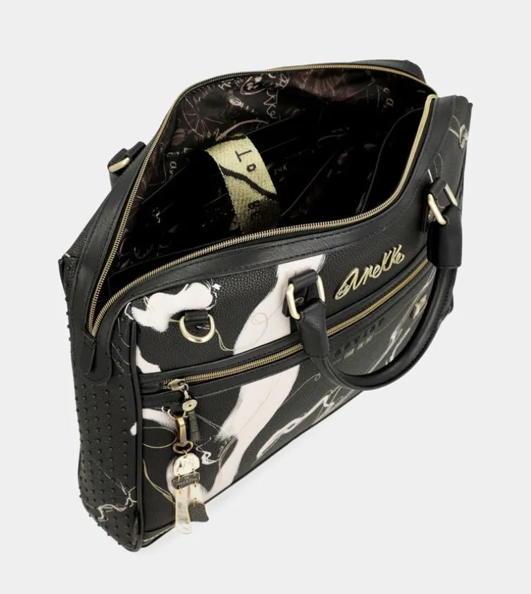 Sale Anekke Portadocumentos Negro Nature Shodo