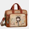 Outlet Anekke Portadocumentos Peace & Love Camel