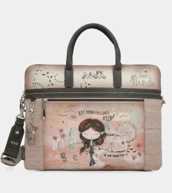 Cheap Anekke Portadocumentos Peace & Love Rosa