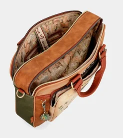 Outlet Anekke Portadocumentos Peace & Love Camel